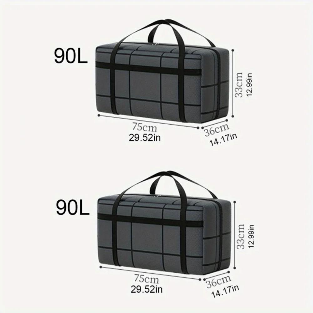 180 90 40L Heavy Duty Large Moving Bags Backpack Strap Strong Handles Zippers Big Totes For Space Saving College Dorm Traveling