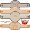 Telo in Silicone Riutilizzabile per Cottura in Forno con Dutch Oven Tappetino Lunghe Maniglie Rivestimenti Antiaderenti per Impasto Trasferibile Accessori per Pasticceria