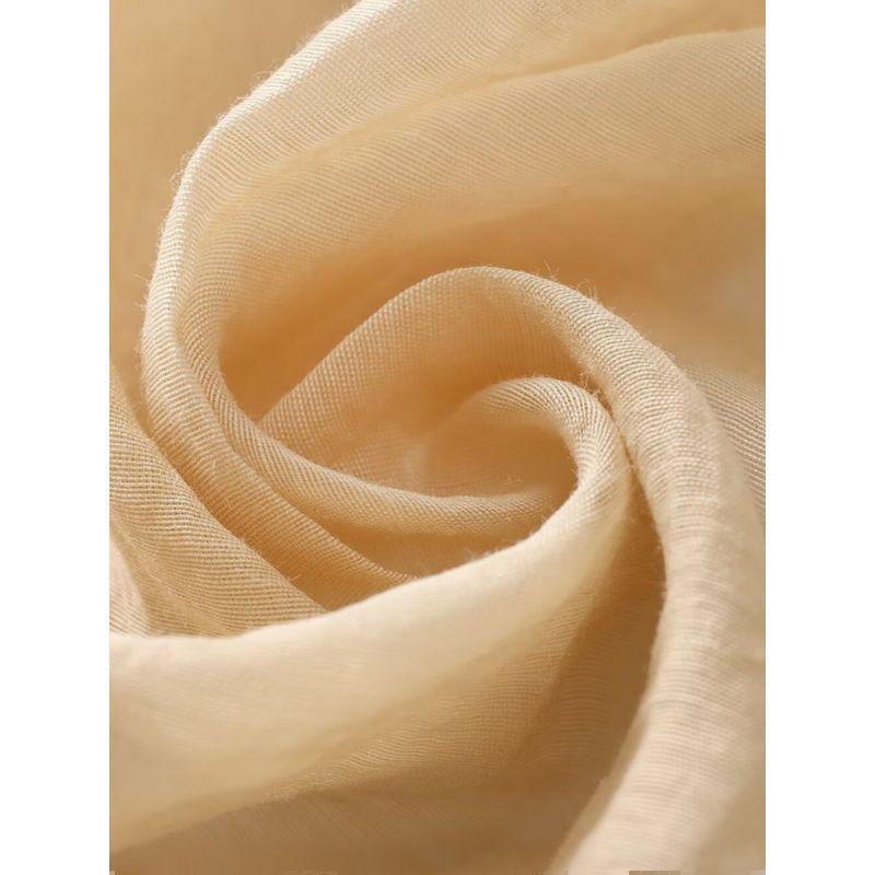 Kaslead New Arrival Women's Fashion Style Fashion Casual Minimalist Translucent Double Breasted Shirt 9878063