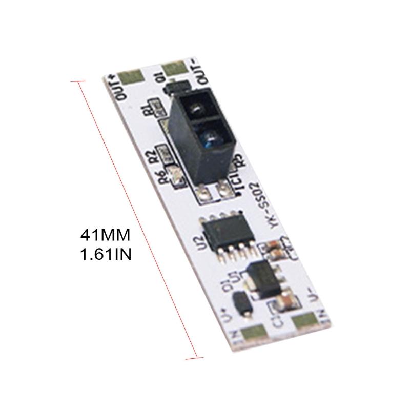 12V 60W LED Bevegelsessensor Håndbølgedimmer Skap LED Strip Lights ?Berøringsbryter PIR Infrarød bevegelsessensorbryter