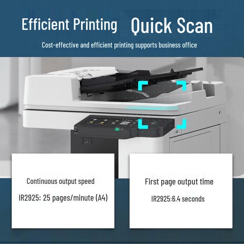 Canon IR2206n Wireless A3/A4 B&W Multifunction Printer CN Plug (adapter Included)