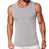 Men's Korean Style Quick-Dry Sleeveless Slim Fit Tank Top for Summer Fitness