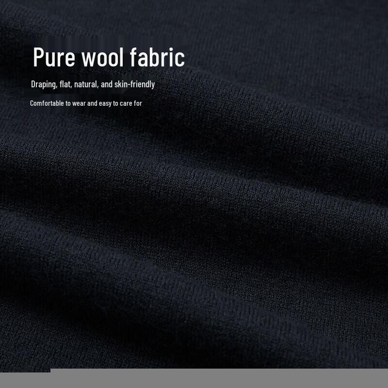 HLA Men's Classic Polo Neck Knit Sweater