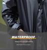 Płaszcz przeciwdeszczowy na motocykl i skuter elektryczny dla dorosłych - styl dzielony, XL, odporny na burzę i wiatroodporny