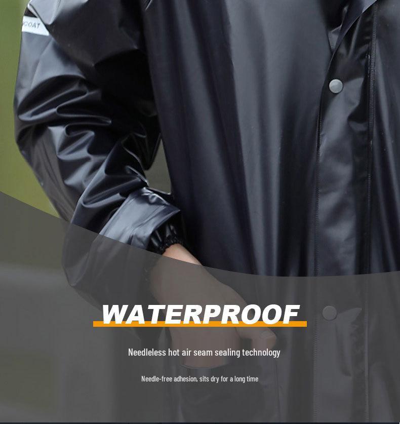 Motocyklový a elektrický skútr pláštěnka pro dospělé - Dvoudílný styl, XL, Odolná proti bouři a větru