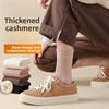 Acheng Family Wholesale Men's Autumn and Winter Cashmere Boneless Fleece Thickened Warm Mid-calf Socks, Winter Business Socks