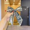 Classic French Silk Scarf: Retro Headband & Hair Ribbon for Women