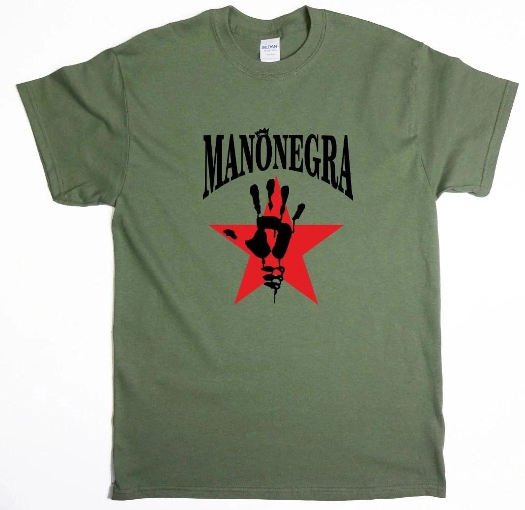 MANO NEGRA T-SHIRT All sizes S M L XL XXL colours Black Green XS