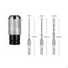 Impact Wrench Adapter with Knurled to Drill Cordless Bit Holder for Mechanics,