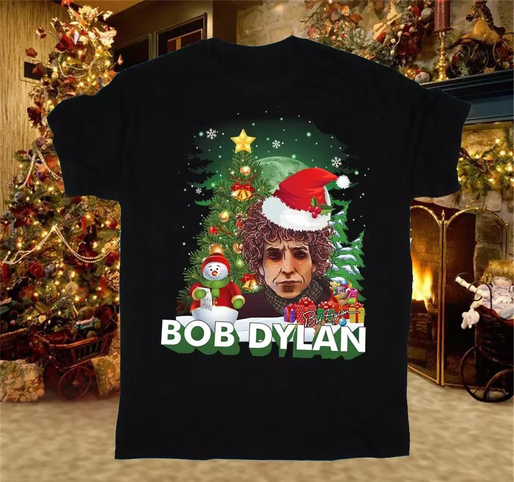 Bob Dylan Christmas T-shirt Cotton For men Women All Size S-234XL Unisex T-Shirt S