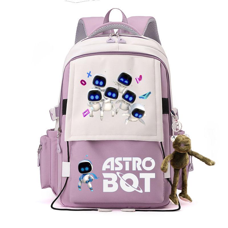 Set Zaino Scolastico da 3 Pezzi per Studenti Zaino Scolastico di Grande Capacità in Tessuto Oxford con Tracolla e Astuccio