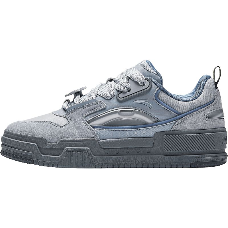 Anta Grand Slam Men White Black Low-Top Casual Skate Sneakers 912348001-9 41