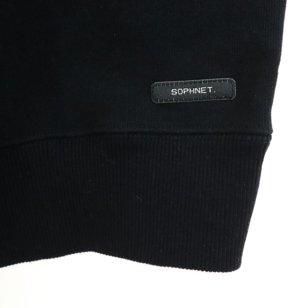 SOPHNET. Hergestellt in Japan Langarm V-Ausschnitt Sweatshirt Trainer Rückseite angeraut Herren Gebraucht