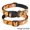 Orange Nylon Halloween Dog Collar Small Medium Large Pet Puppy Collar Adjustable