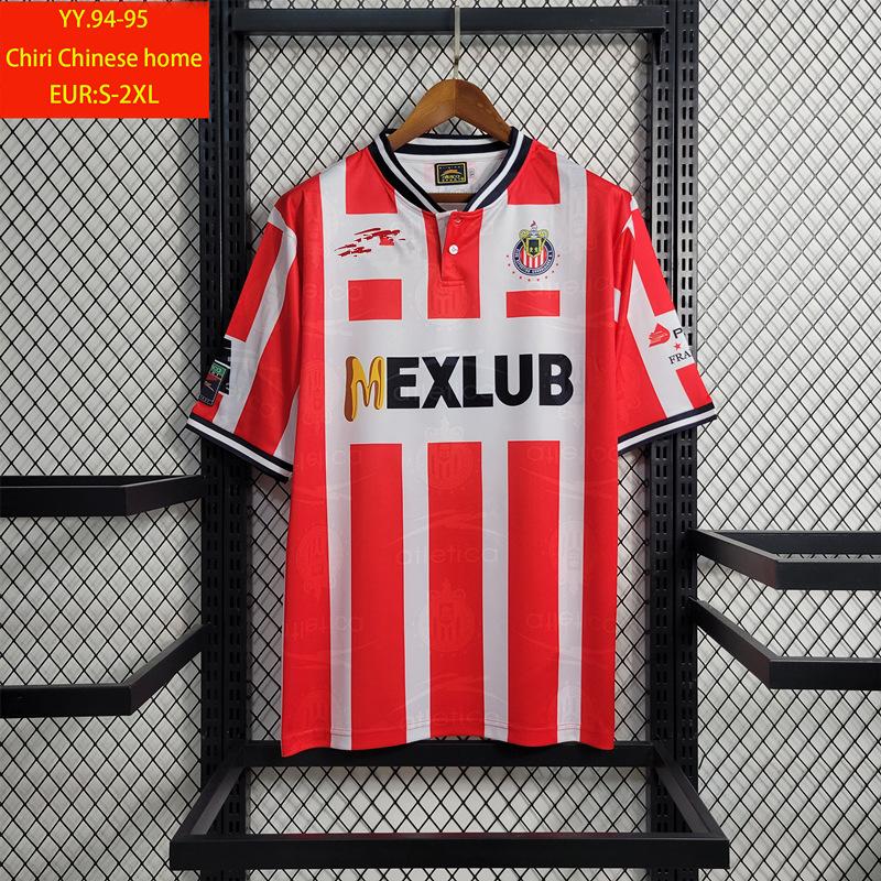 Suministro directo de explosiva retro Cougar Chivas Pachuca ajustada de secado rápido camiseta deportiva de fútbol