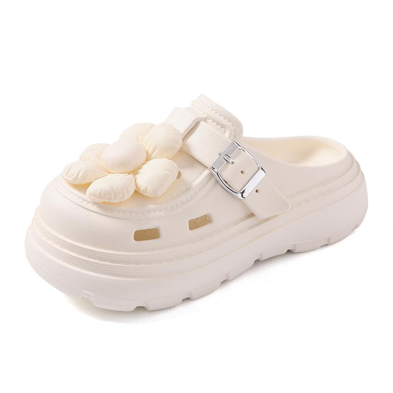 Women Buckle EVA Clog Mules Closed Toe Half Slippers Summer Casual Garden Beach Outdoor Walking Shoes Daily Daily Daily Daily 36