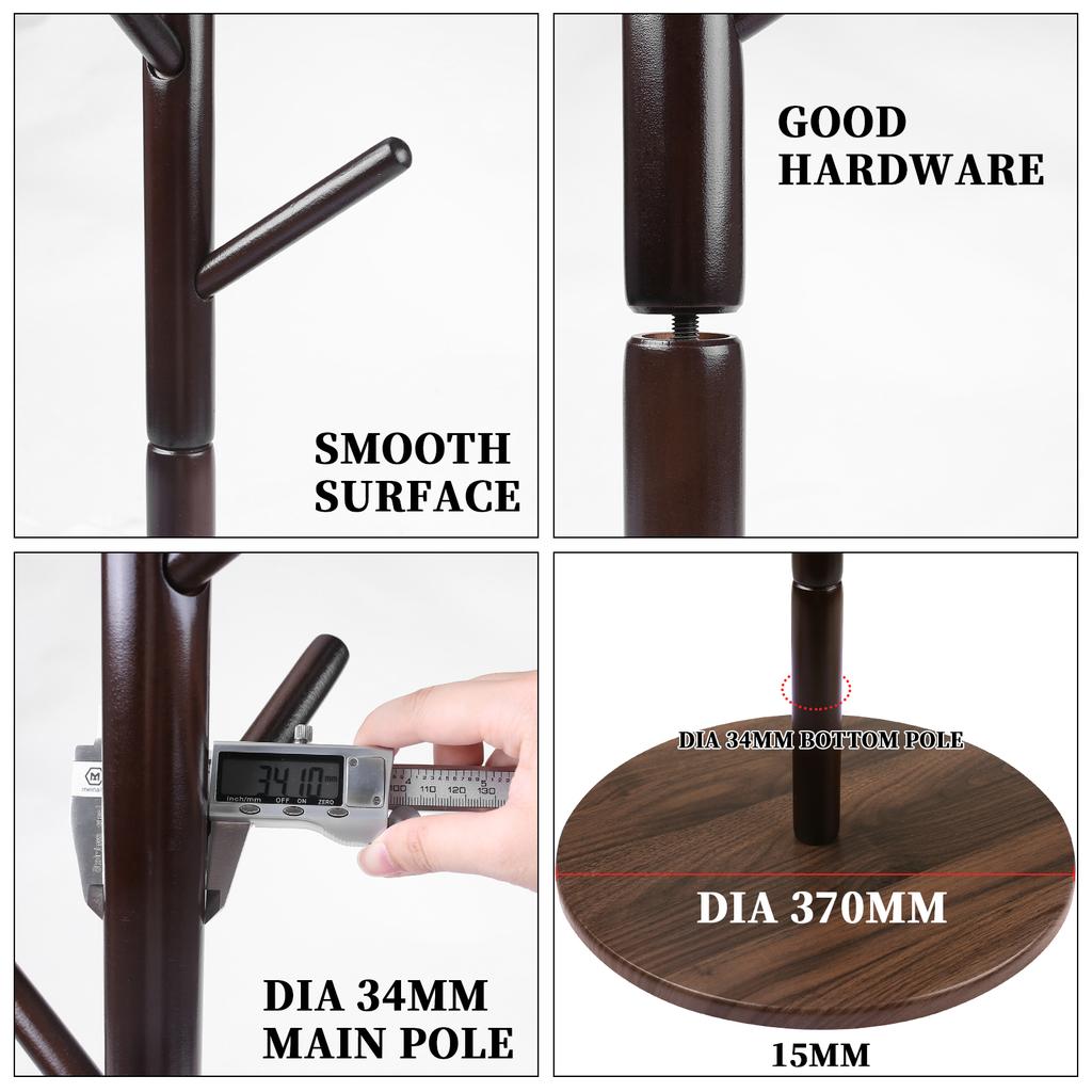 Clothes and Hats Rack Tree Branch Shape Hooks Mobile and Convenient Coat Rack for Home Living Room Hangers Clothes Rack Stand