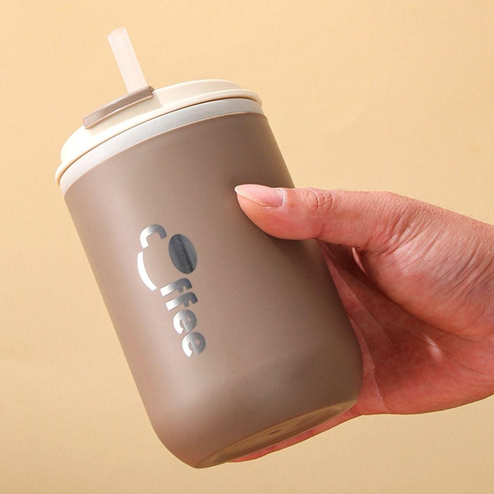 16.9oz Stainless Steel Cups Coffee Mug Leak-Proof Travel Car Vacuum Flask Insulated Cup Milk Tea Water Bottle