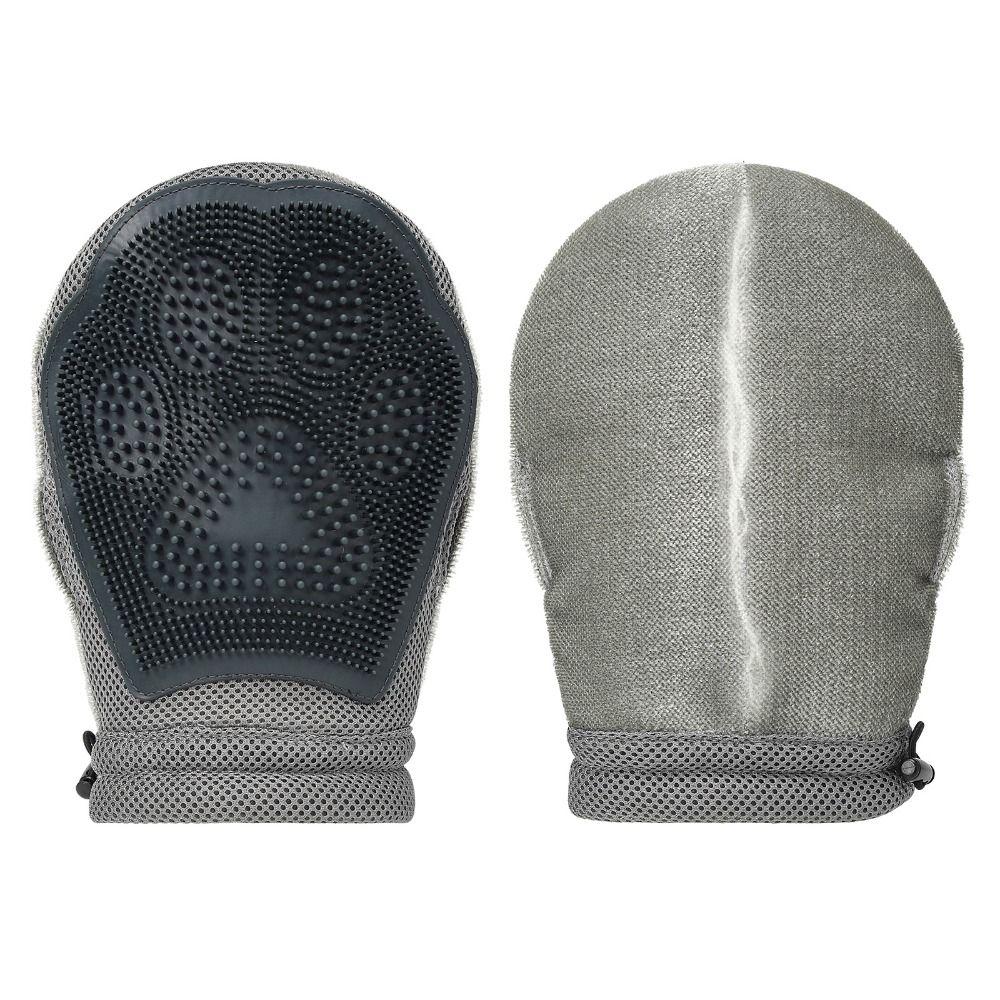 Silicone Pet Hair Removal Gloves Two-way Static Hair Remover High Quality Pet Massage Gloves  Home