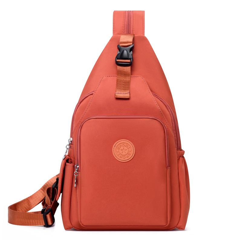 New Multifunctional Casual Large-Capacity Oxford Cloth Chest Bag For Outdoor Travel Lightweight Multi-Purpose Backpack For Women