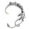 Gothic Punk Dragon Shape Earrings 2024 Trend New Design Vintage Alloy Flying Dragon Ear Cuffs For Women Party Accessories
