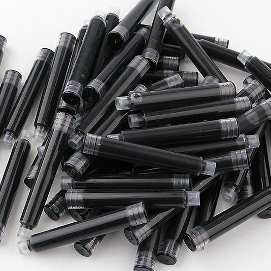 Fountain Pen Ink Cartridges - 3.4 Caliber, 2.6 Student Cartridges In Pure Blue, Blue-Black, and Red