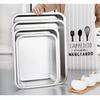 304 Stainless Steel Deep Rectangular Food Pan with Lid