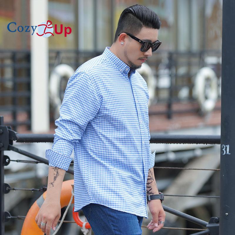 Уютные мужские рубашки в клетку на пуговицах — фото 4