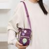 Balloon Printed Women Mini Mobile Phone Bag Crossbody Shoulder Bag Hanging Neck Coin Purse Arm Bag Pouch