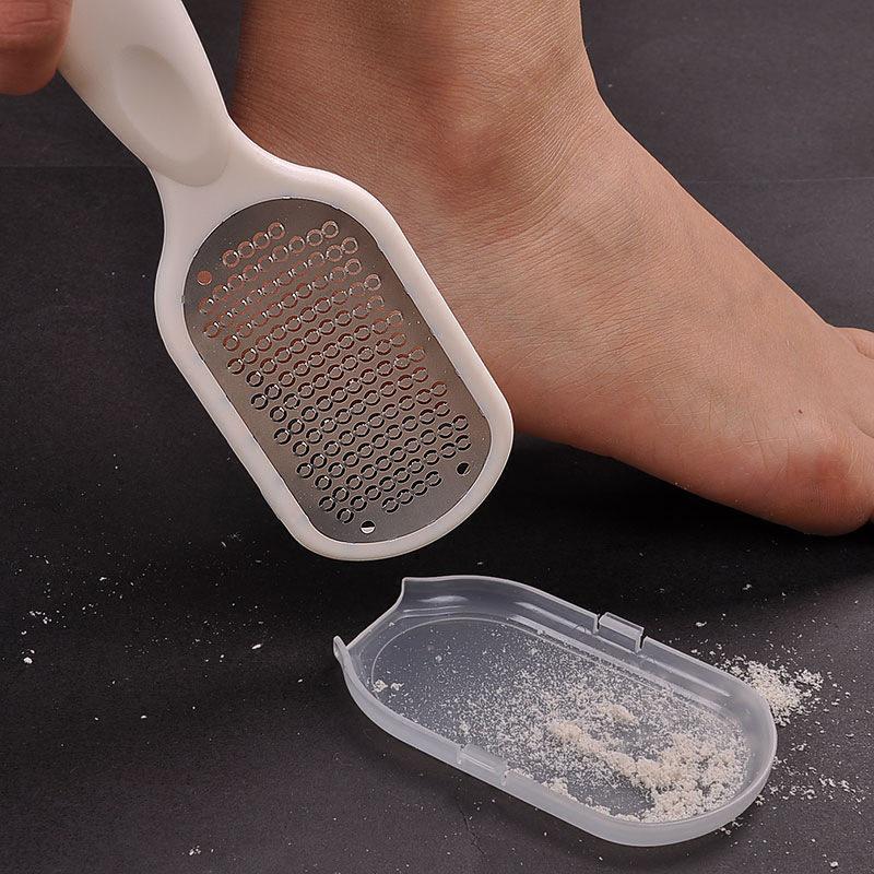 Portable Stainless Steel Foot File: Exfoliating Callus Scrubber and Repair Tool