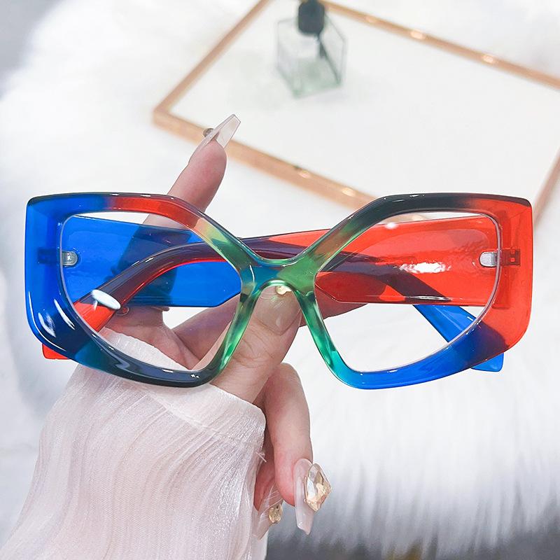 Trendy Cat Eye Reading Glasses Women Fashion Small Frame Colorful Anti Blue Light Presbyopic Eyewear +3