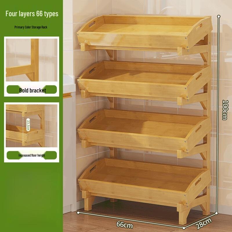 Miling Bamboo Kitchen Storage Rack