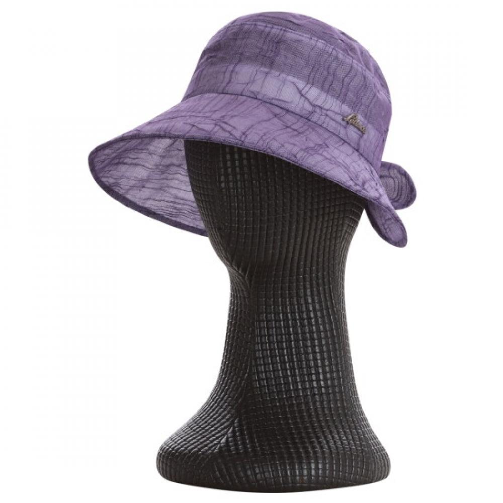 Shop Women Bucket Hat Mesh Ribbon Purple Km Wh 0637