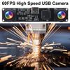ELP 3D Stereo USB 1080P 60fps Fisheye Lens Dual 4MP VR Plug and Face QR Code Industrial Camera, High-Speed Webcam, 180-Degree Synchronization, Lens,