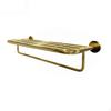 Towel Rack with Shelf Stainless Steel WallAttached Rustproof Mirror Light