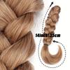 Women's Short Hair Twist Braid Claw Clip/Adds Volume/Ponytail for Daily Wear