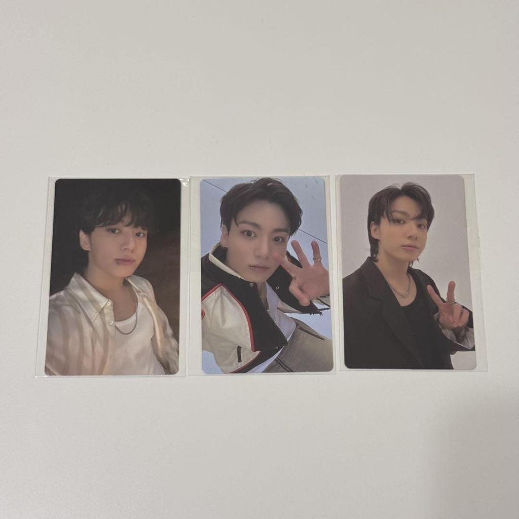 [USED] BTS Jungkook trading card GOLDEN Weverse