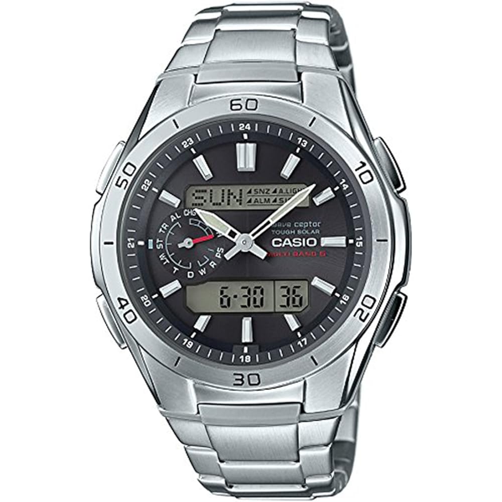 Casio] Wave Ceptor Wave Ceptor [Genuine Japan] Radio Wave Solar WVA-M650D-1AJF Silver