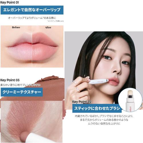 Etude [etude official] contour overlip maker cool/built-in brush shading overlip natural finish brevet 1 piece  x 1