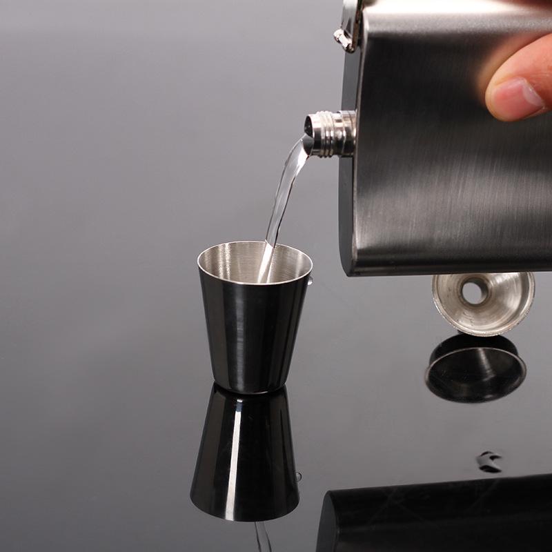 Sticle de vin cu flacon din oțel inoxidabil de înaltă calitate de 7 oz cu cutie cadou Flacon de buzunar Flacon rusești