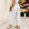 Women's Lightweight Jogger Pants High Waist Drawstring Long Trousers Relaxed Fit Elastic Cuffs Casual Athletic Bottoms
