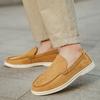 Men's Faux Suede Loafers Spring Autumn Office Outdoor Driving Casual Single Shoes Comfy Slip-on Walking Shoes Large Size 39-47
