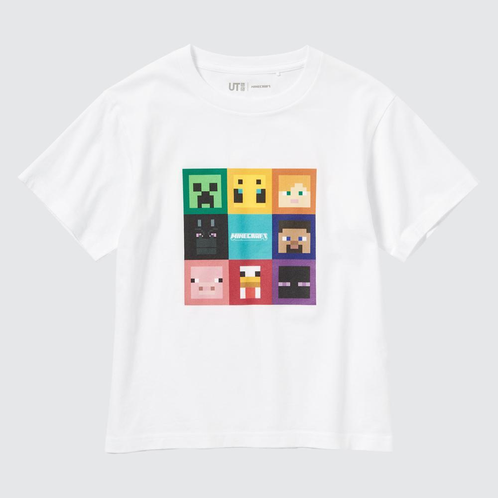 

UNIQLO KIDS MINECRAFT UT Graphic TКороткий рукав C