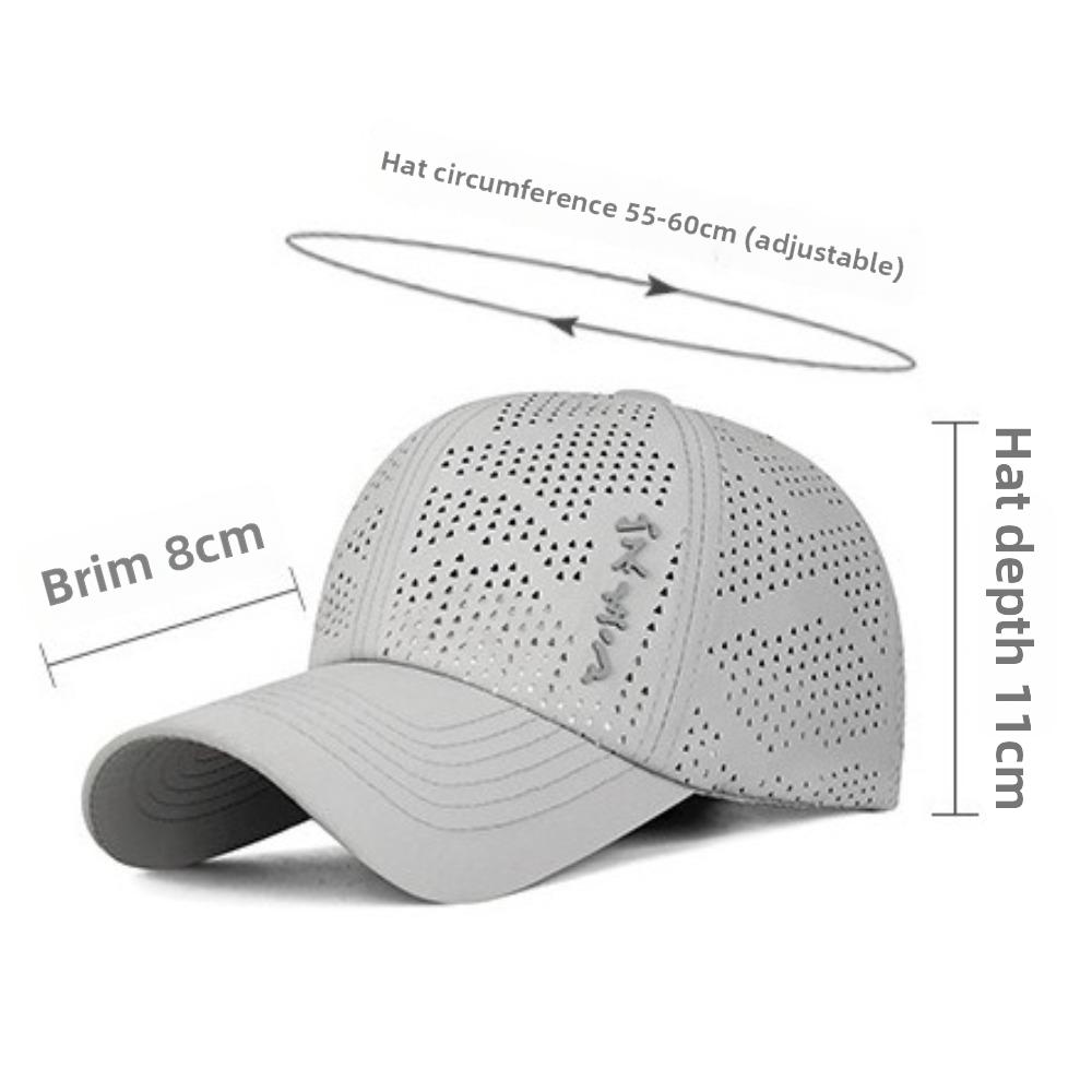 Anti-UV Running Hat Quick Dry Sun Hat Fashion Mesh Baseball Cap Summer