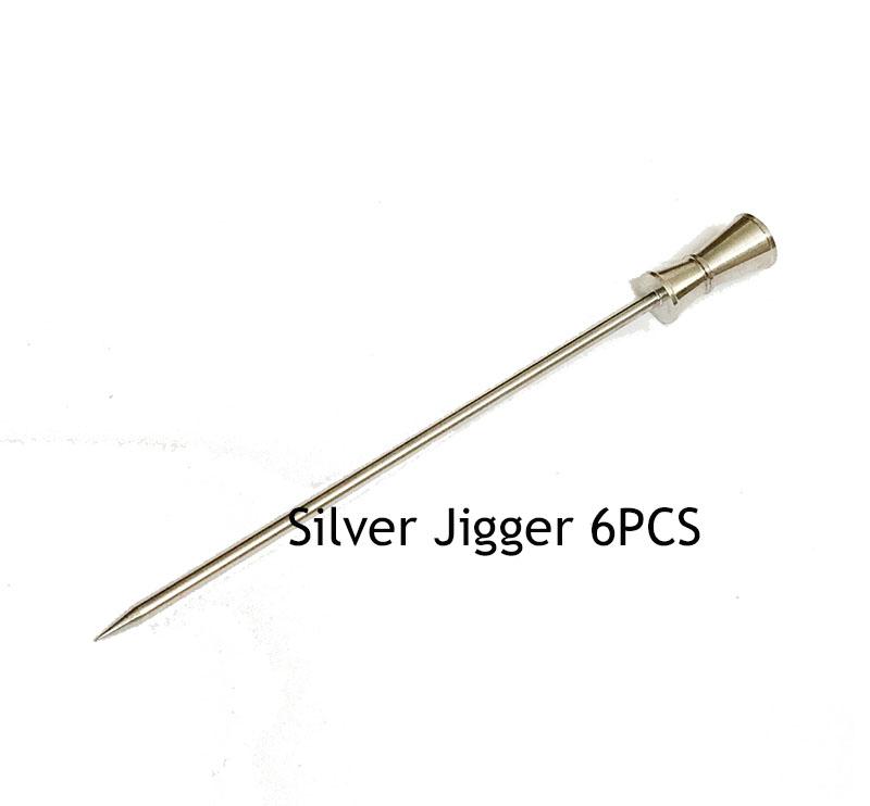 

Professional Stainless Steel Cocktail and Martini Picks - For Perfect Drink Presentation, Reusable Set of 6