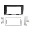 9" 2-Din Dash Radio Bezel Fascia Panel Trim For SsangYong Actyon Kyron 2005-2011