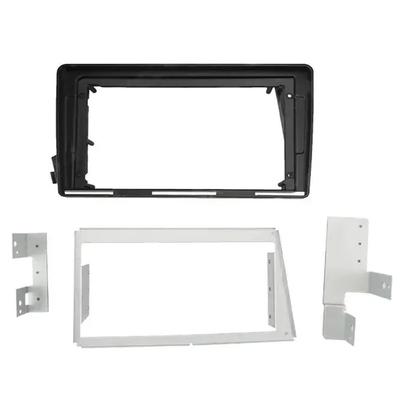 Moldura do Painel Rádio 2-Din 9" Para SsangYong Actyon Kyron 2005-2011