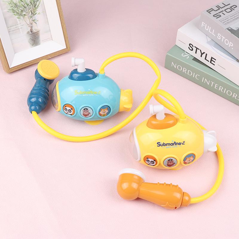 Baby Bath Toys For Kids Electric Submarine Shower Sucker Baby Toys Spray Water Toys Bathtub Toys Sprinkler Baby Shower