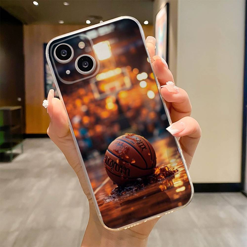 Basketball Basket Phone Case For iPhone 17 16e 16 15 14 13 12 11mini Pro Max X XR XSMAX 8 7 Air Plus Soft Cover
