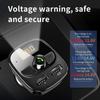 Car Mp3 Player Bluetooth 5.4 FM Transmitter Car Charger Adapter Dual USB Support TF Card & U Disk Hands-Free Call